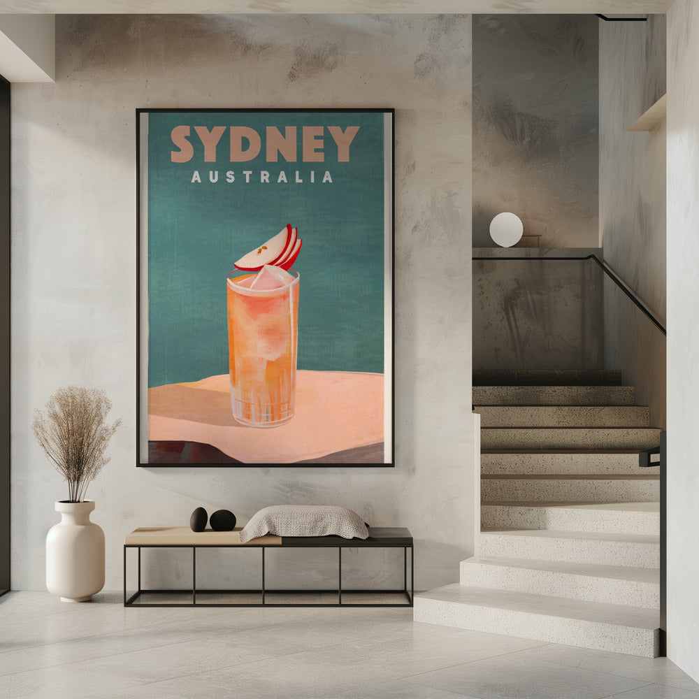 Sydney, Australië Cocktailbar Decor | Poster