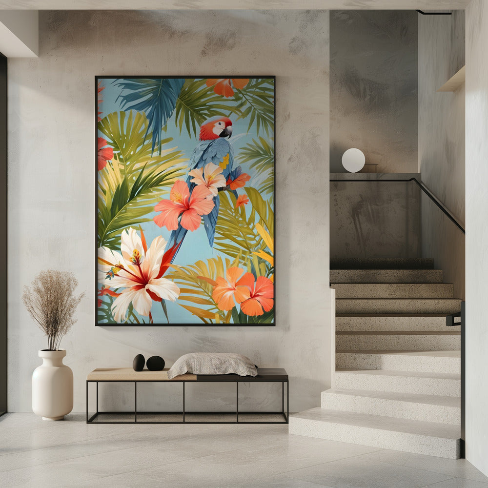 Macaw Tropical Solitude | Poster
