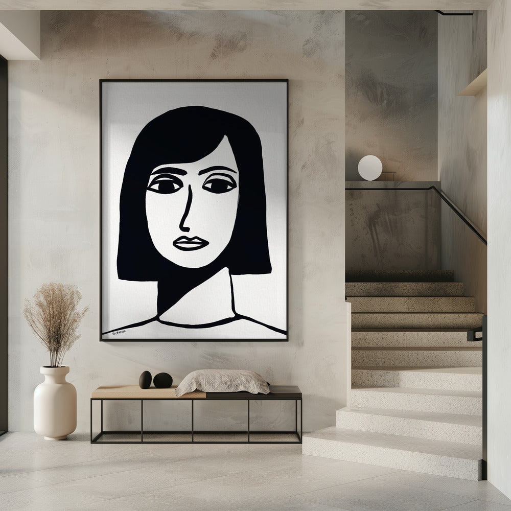 Gezicht van een vrouw | Poster