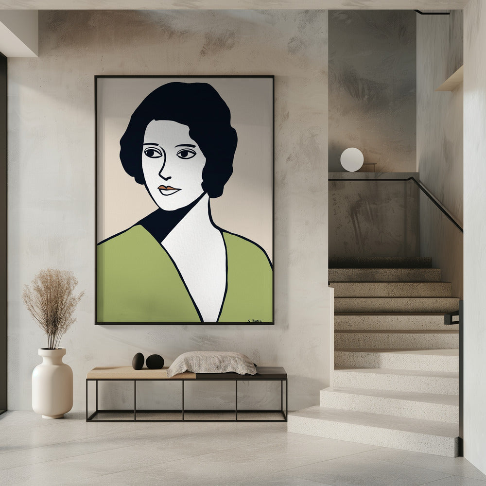Vintage vrouw | Poster