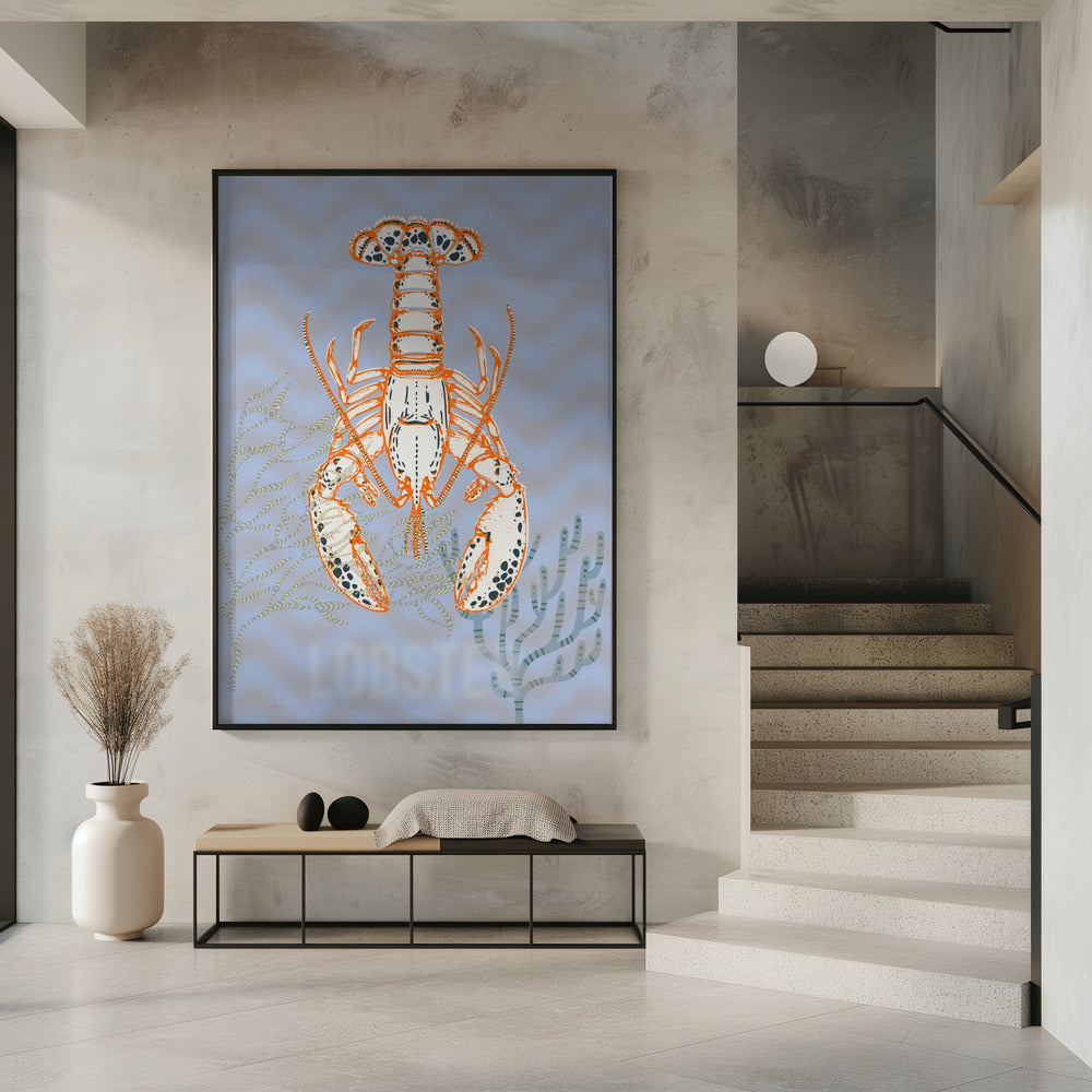 Zeekreeft Neptunus' vreugde | Poster