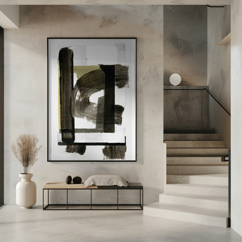 Zen Penseelwerk 4 | Poster