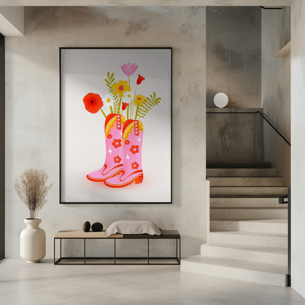 Cowgirllaarzen | Poster