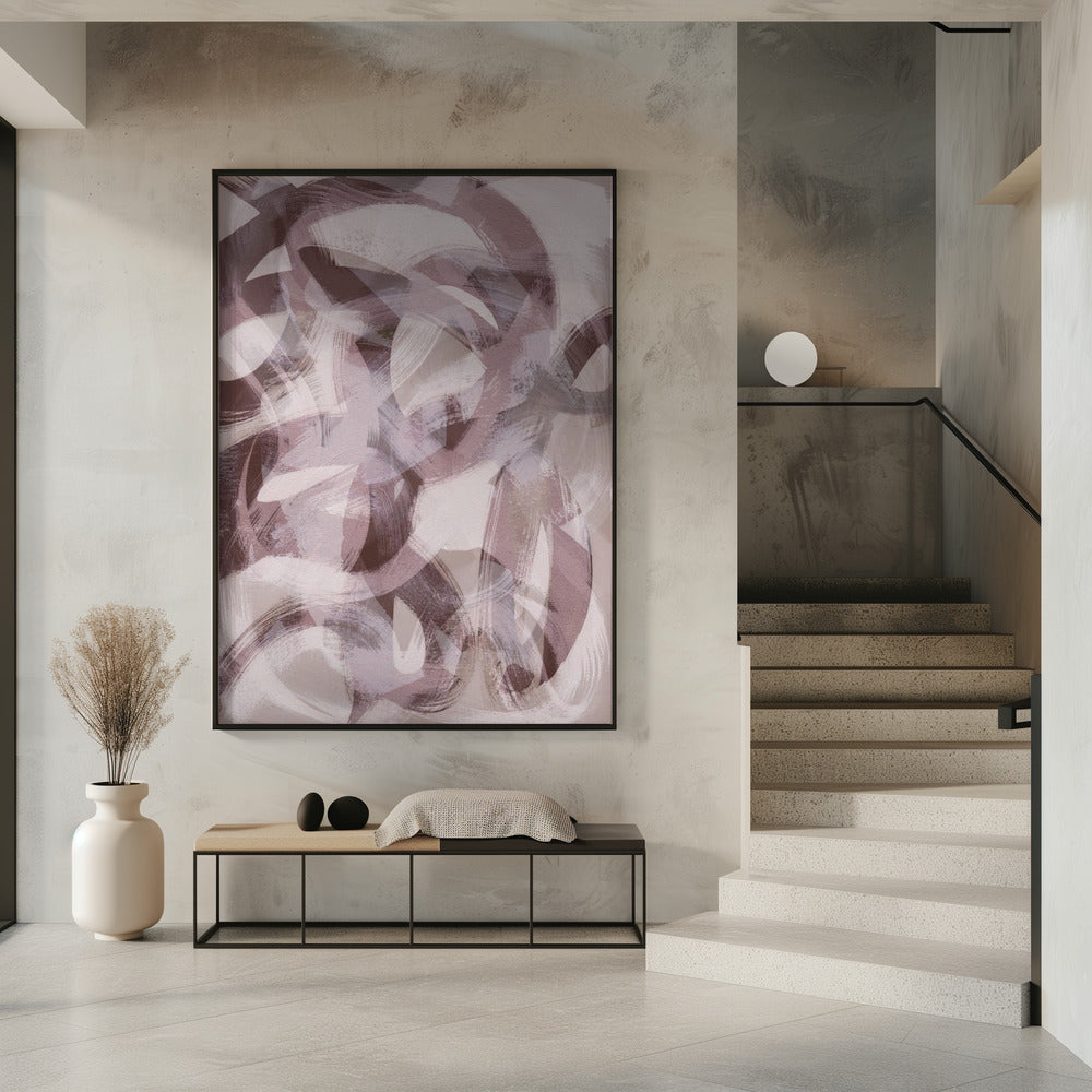 Abstract Brush Strokes 169X | Poster