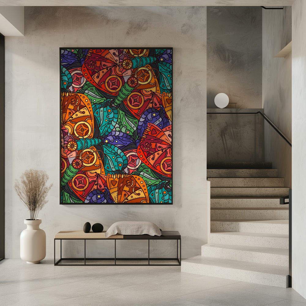 Steampunk Butterfly Art | Poster