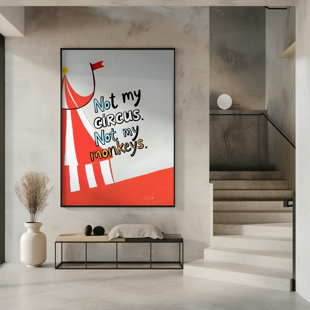 Niet mijn circus | Poster