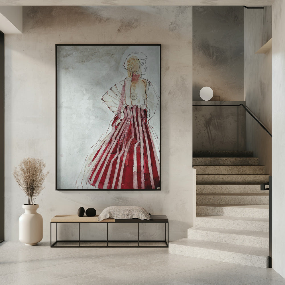 Woman in Red | Poster