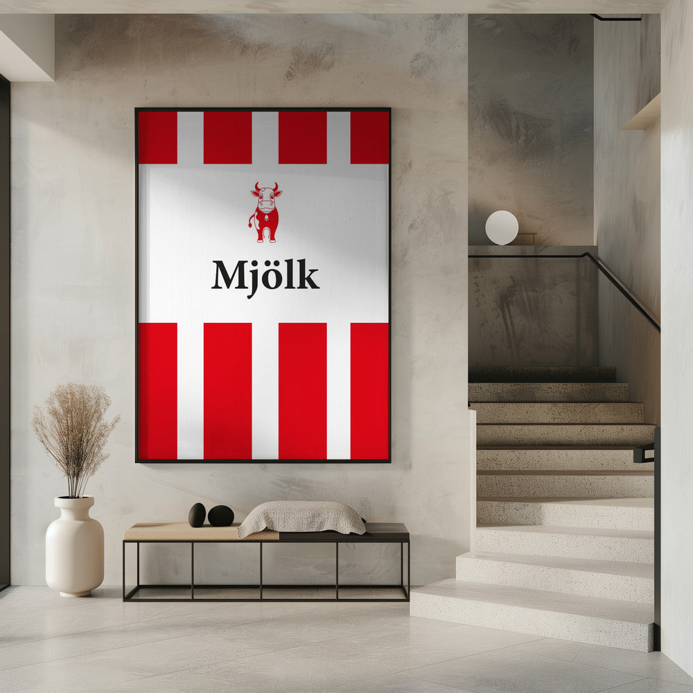 Mjölk Röd | Poster