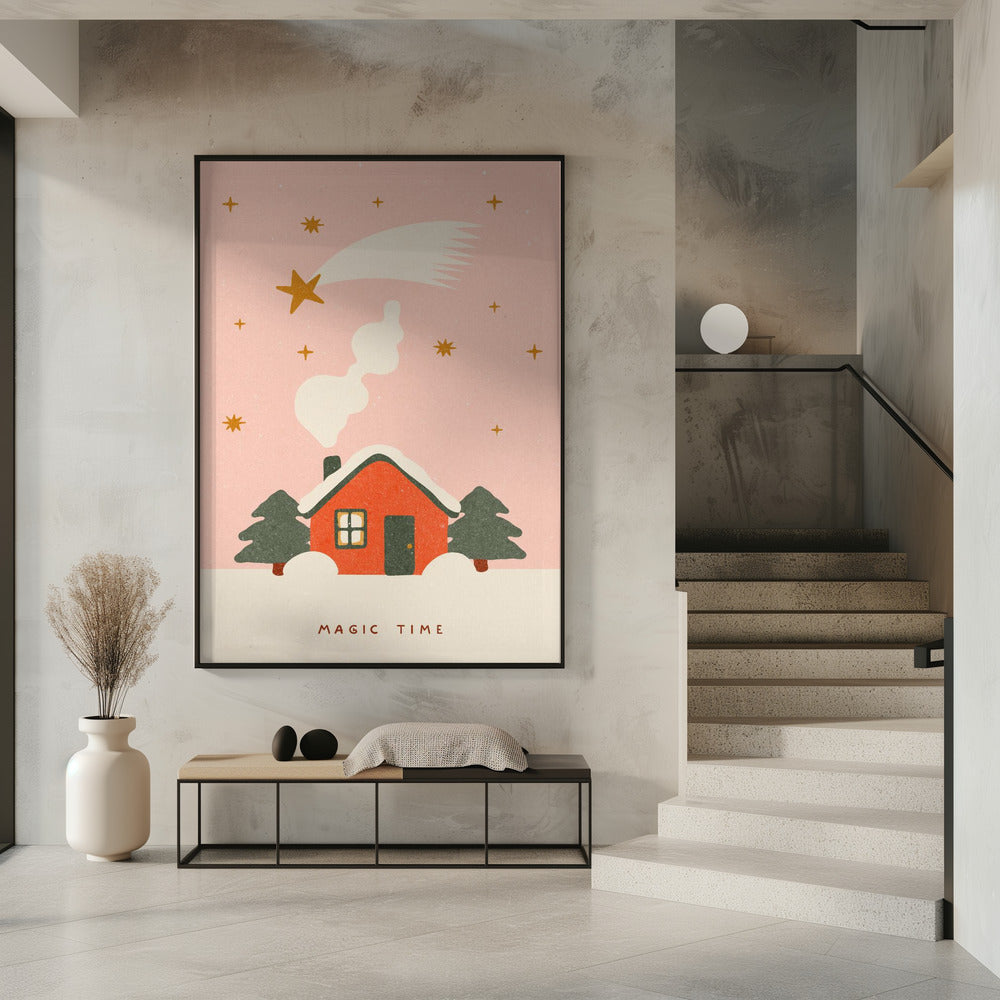 Een magische tijd met Kerstmis | Poster