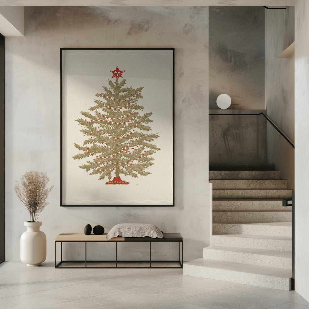 Kerstboom 02 | Poster