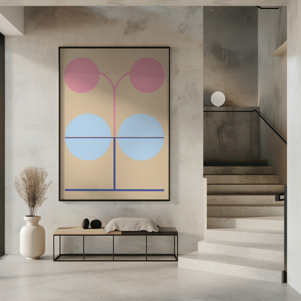 Bloemengeometrie 11 | Poster