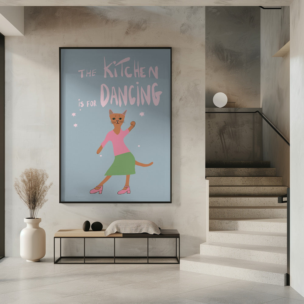 De keuken is om te dansen | Poster