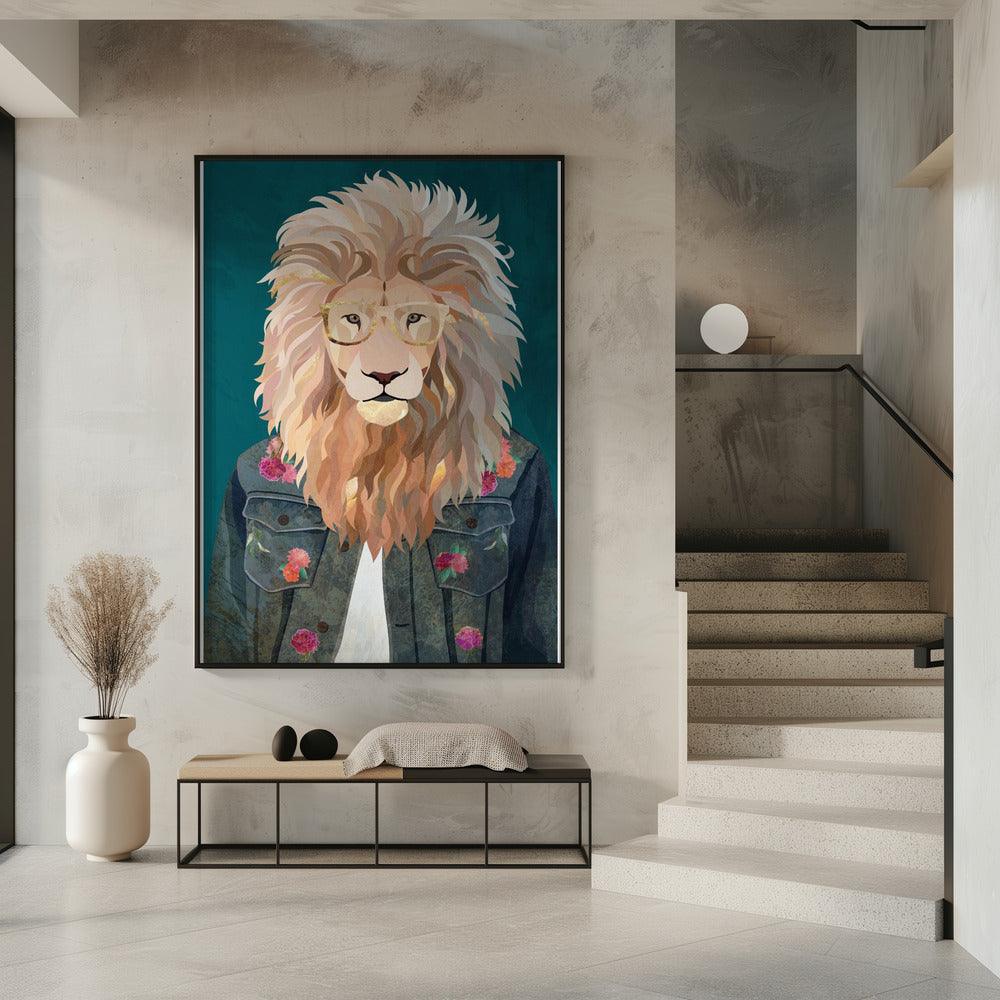 Golden fashion lion 2 | Poster