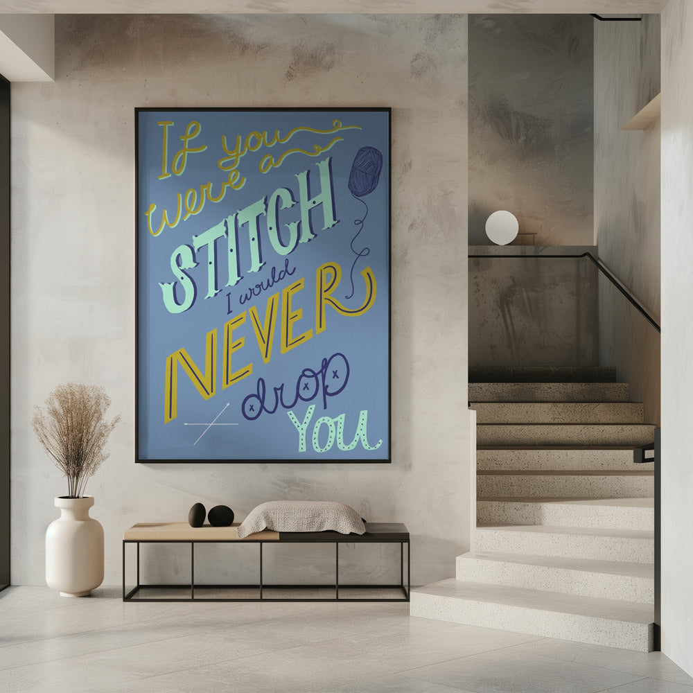 gevallen steken | Poster