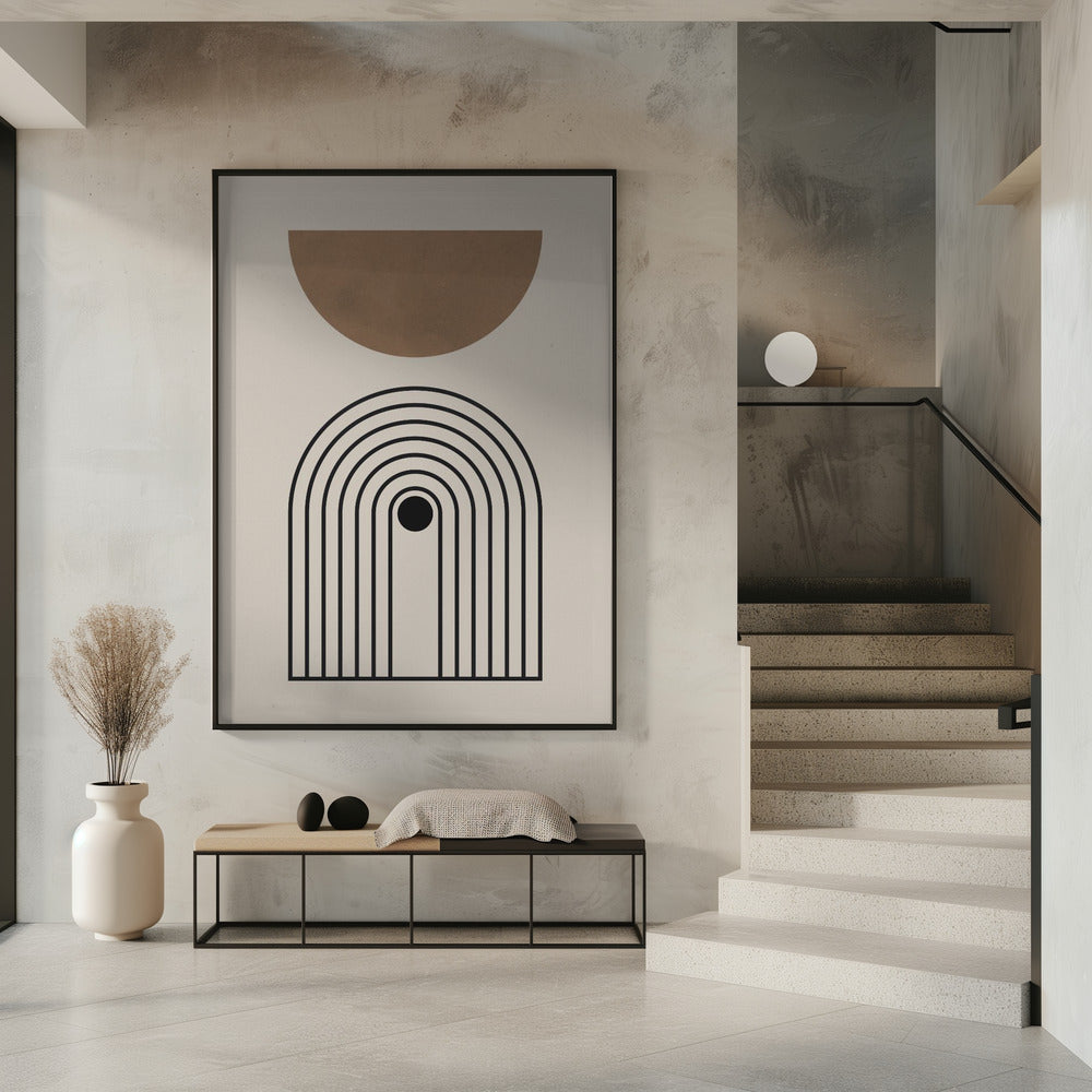Compositielijnen en cirkels 5 | Poster