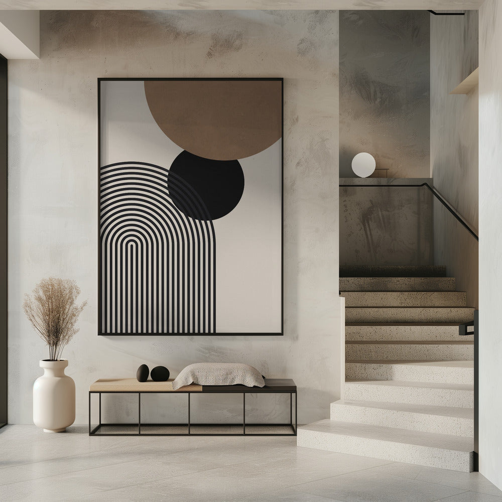 Compositielijnen en cirkels 4 | Poster