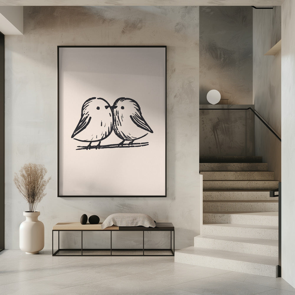 Vogels in harmonie | Poster