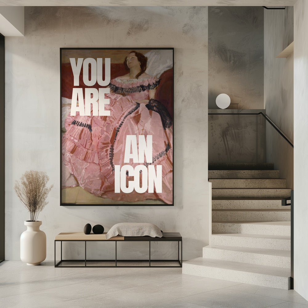 Jij bent een icoon | Poster