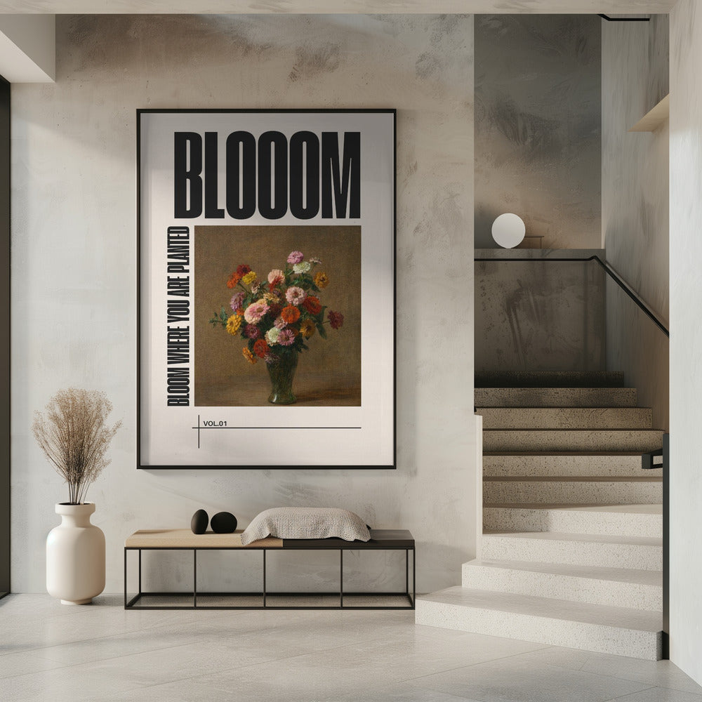 Bloei waar je geplant bent | Poster
