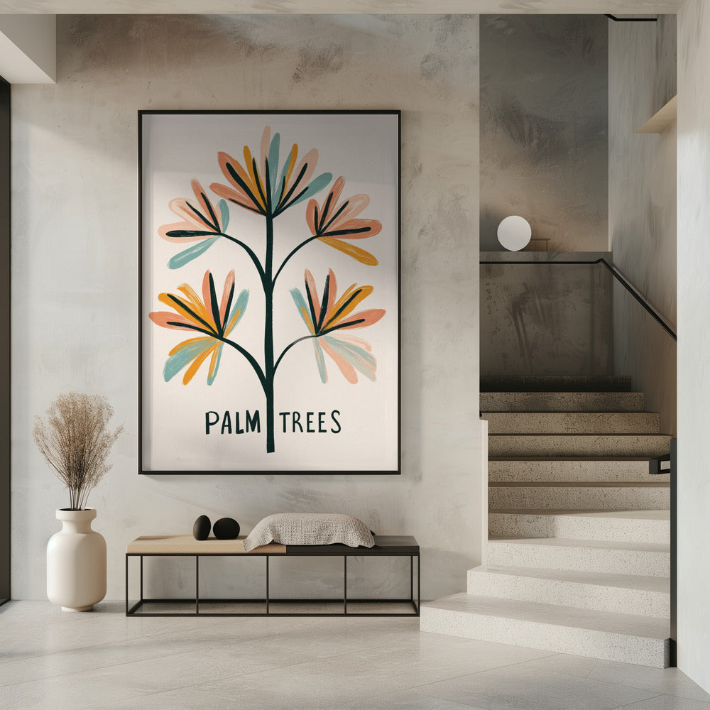 Tropische penseelstreken | Poster