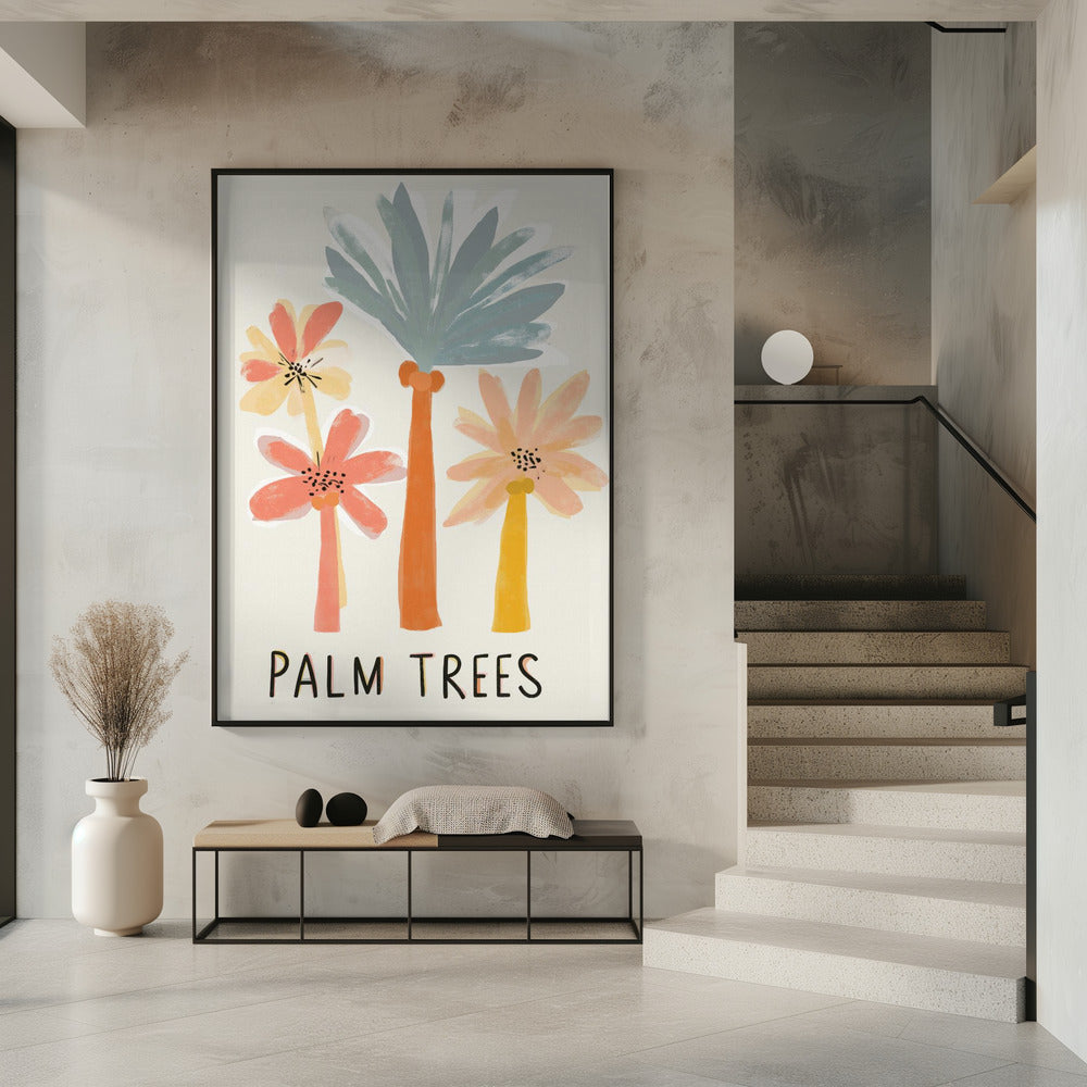 Tropische bloemen | Poster