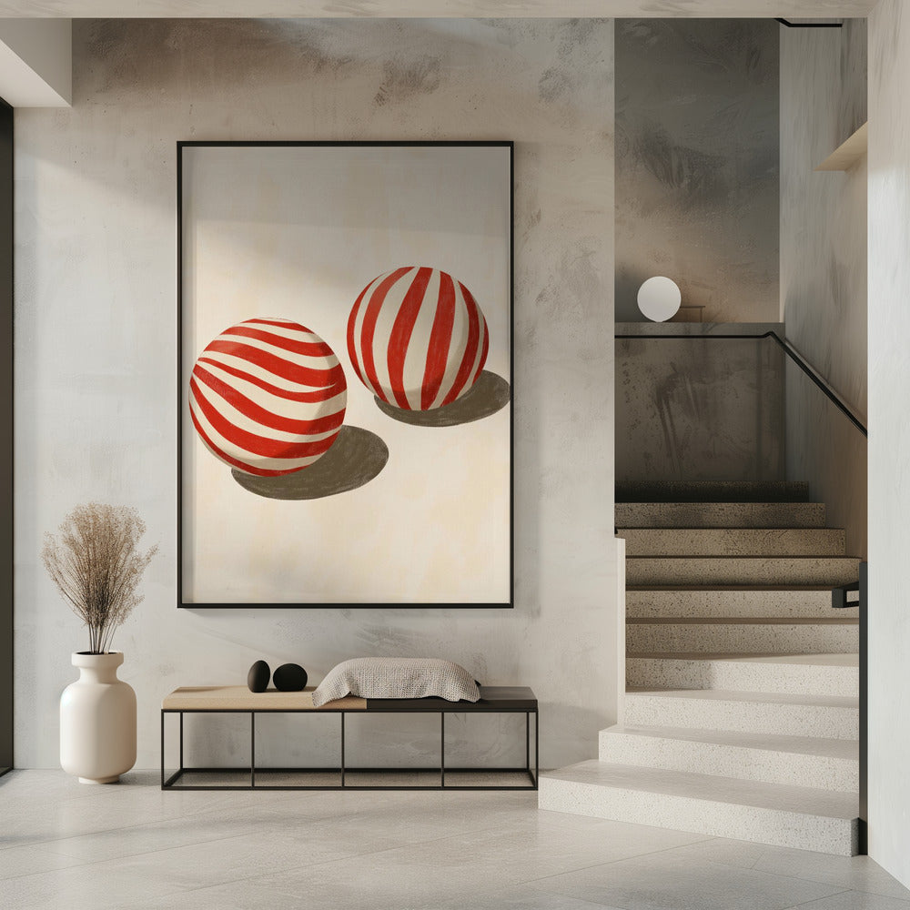 Snoep Swirl Bollen | Poster
