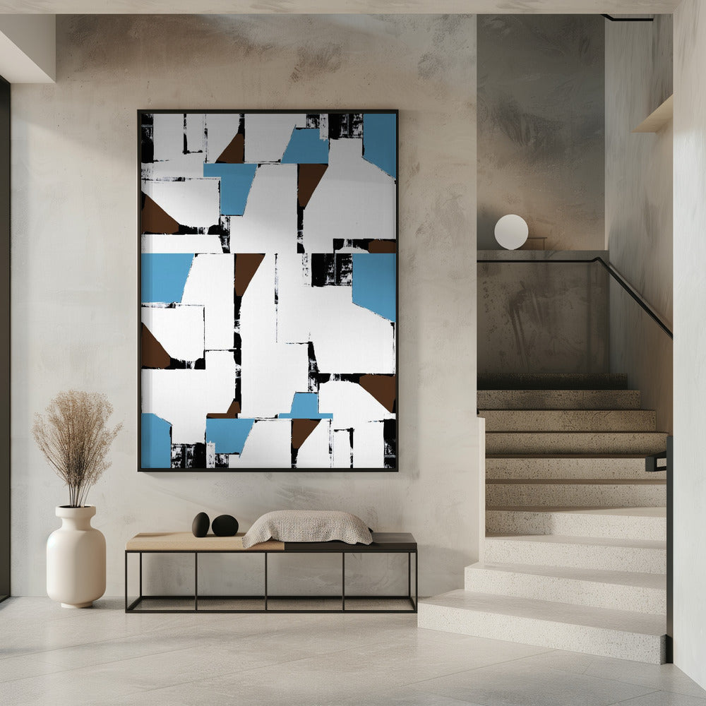 Abstract Neutrale Geometrie nr. 2 | Poster