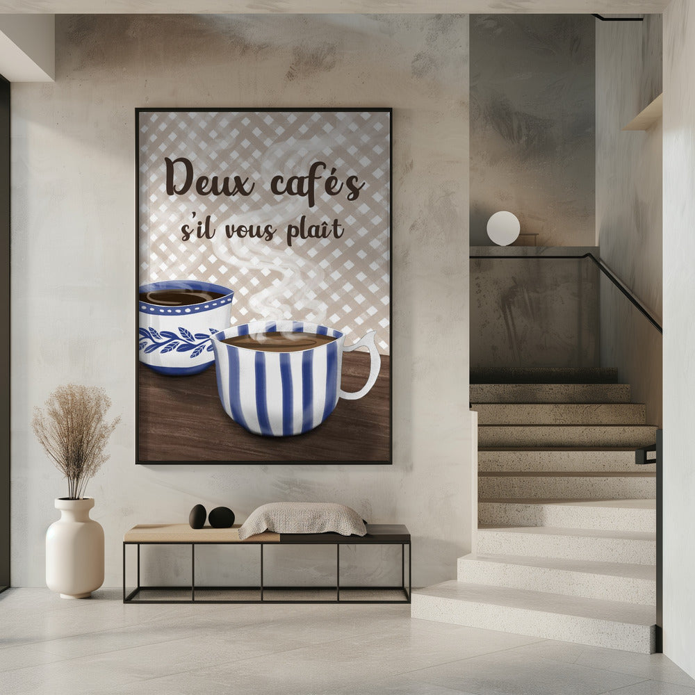 Twee koffie alstublieft | Poster