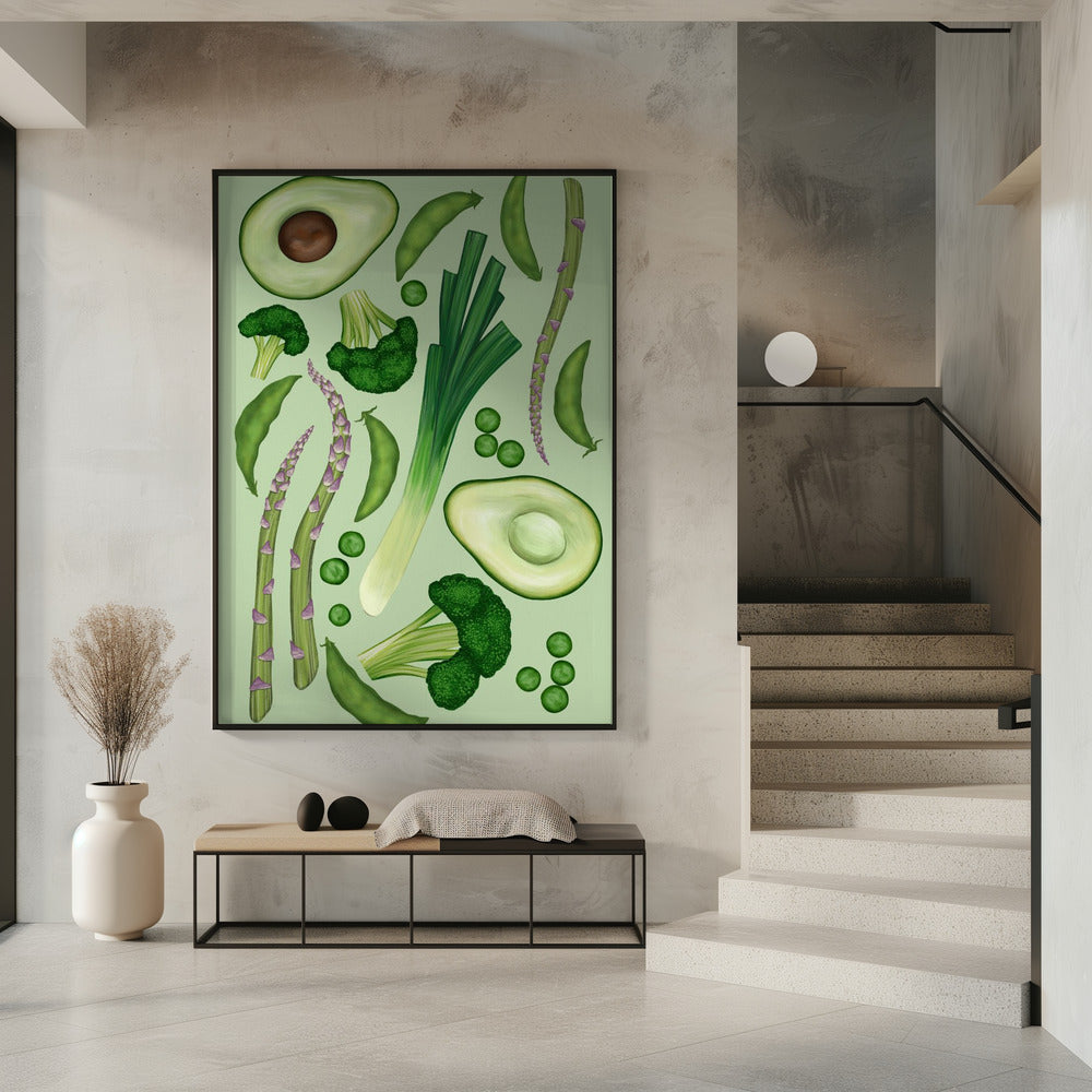 Groene groenten | Poster