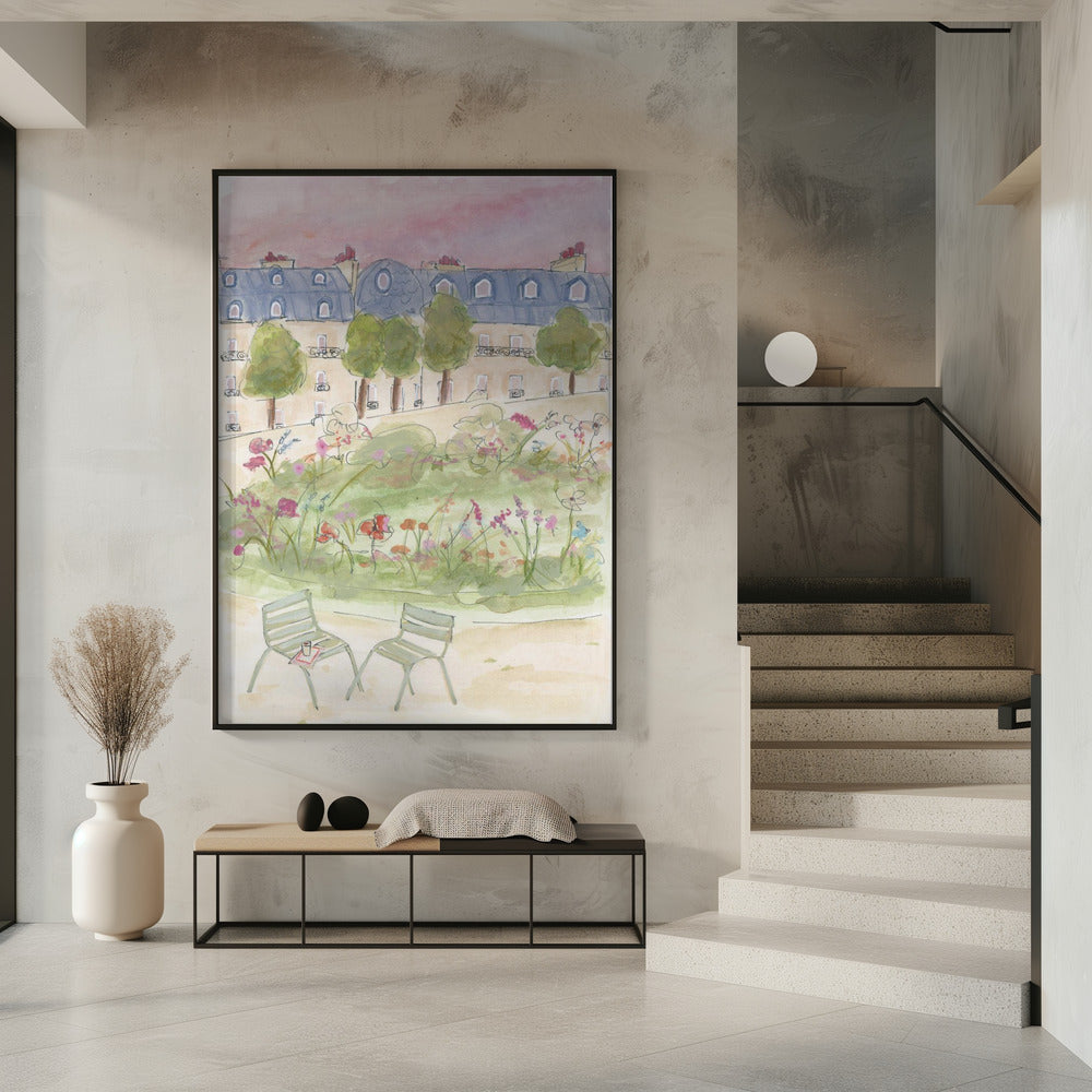 Parijse tuin | Poster