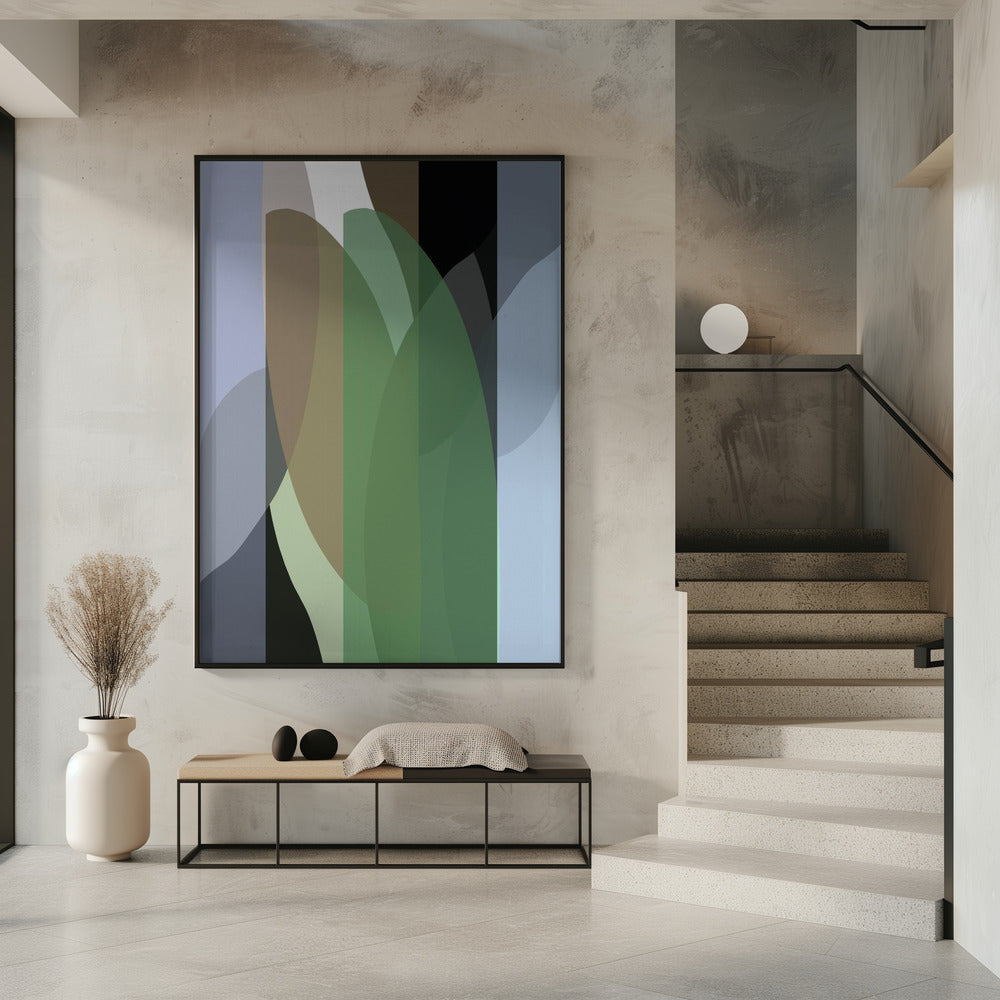 Abstracte vormen kunstdruk nr. 3 | Poster