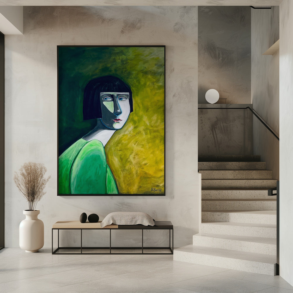 De vrouw die terugkijkt | Poster