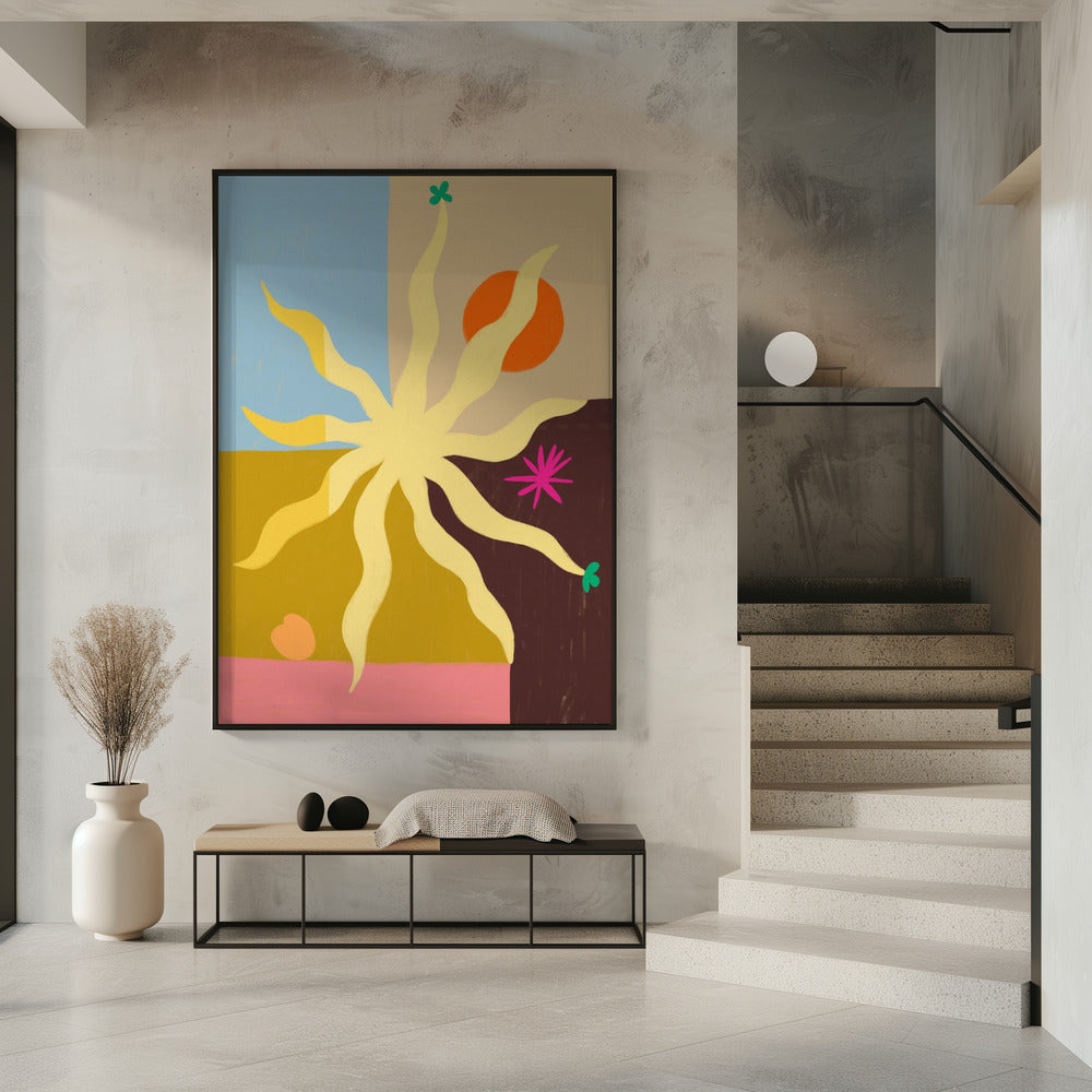 De zon, de vrucht en de bloem | Poster