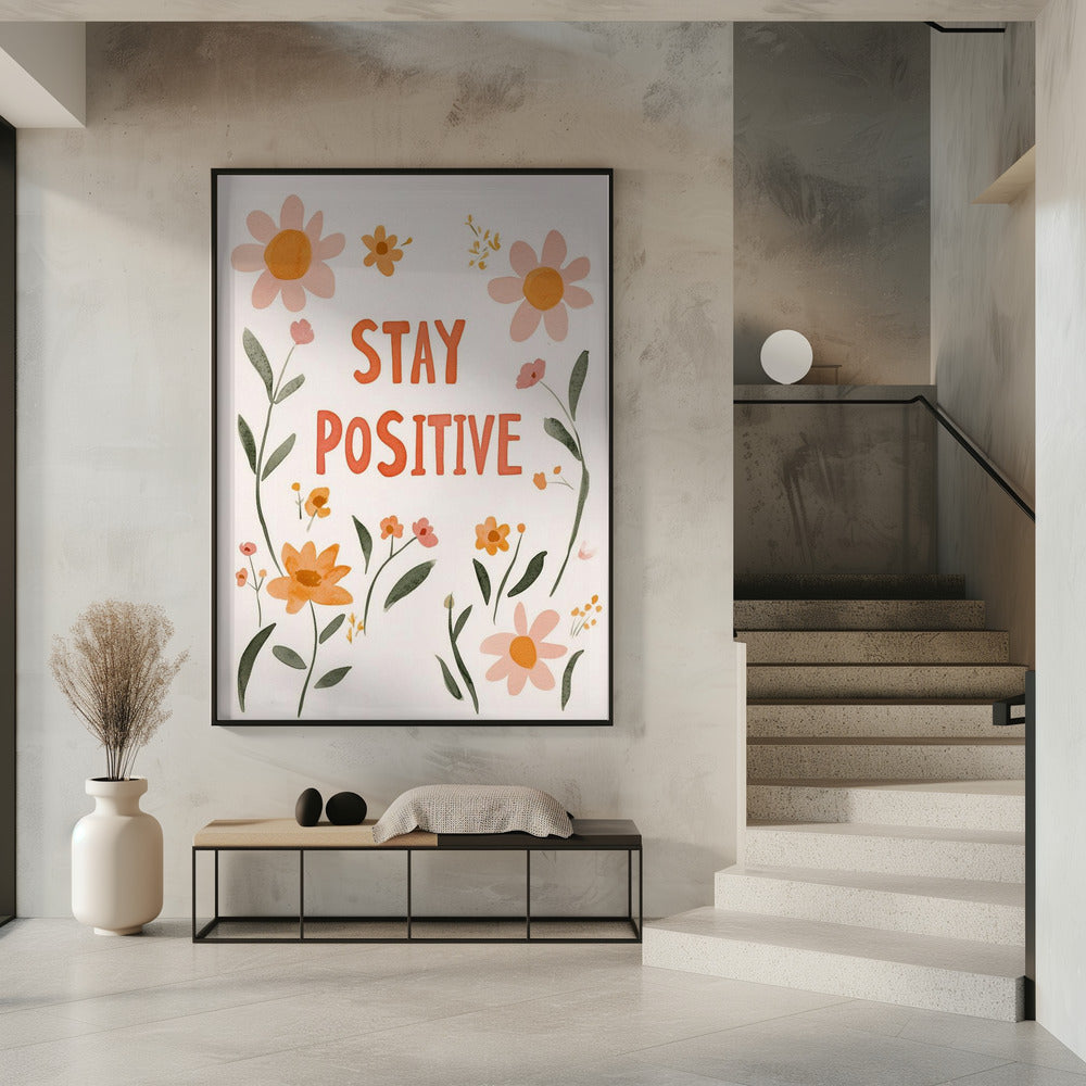 Bloemenaanmoediging | Poster