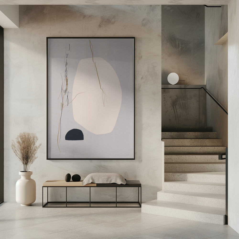Fluisteringen van minimalisme | Poster