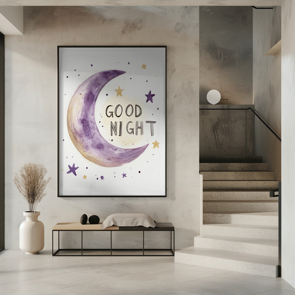 Maanverlichte slaap | Poster
