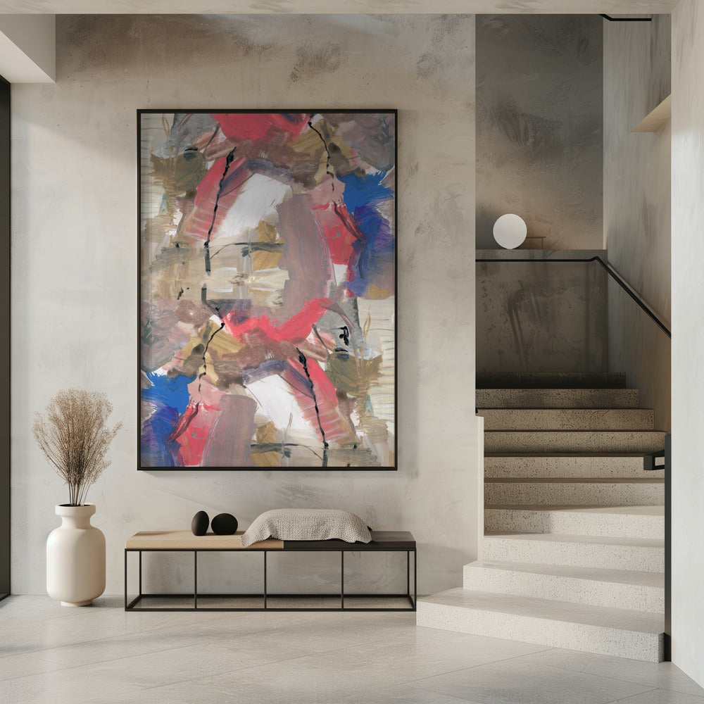 Abstract Zacht Profiel 3 | Poster