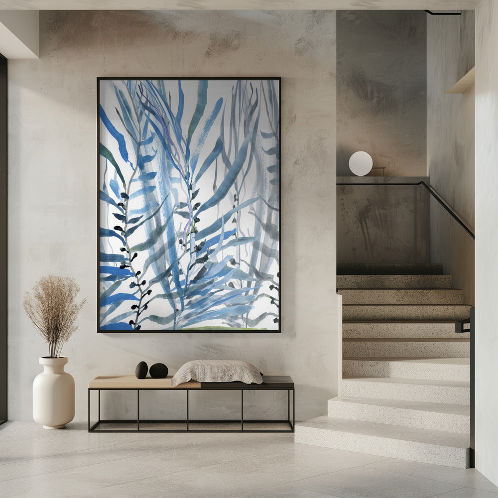 Blue Seaweed No2 | Poster