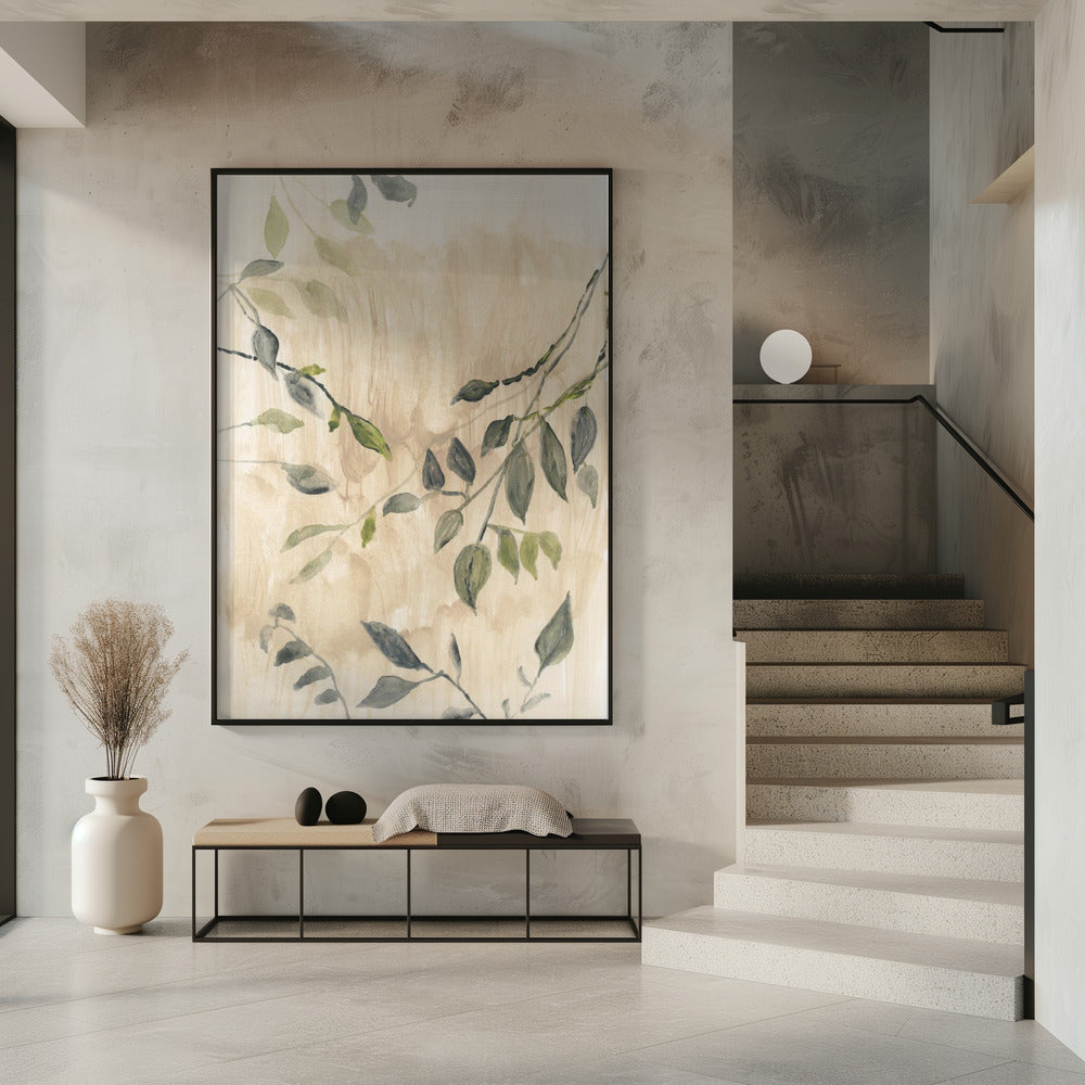 Colour Washed Leaves No1 | Poster