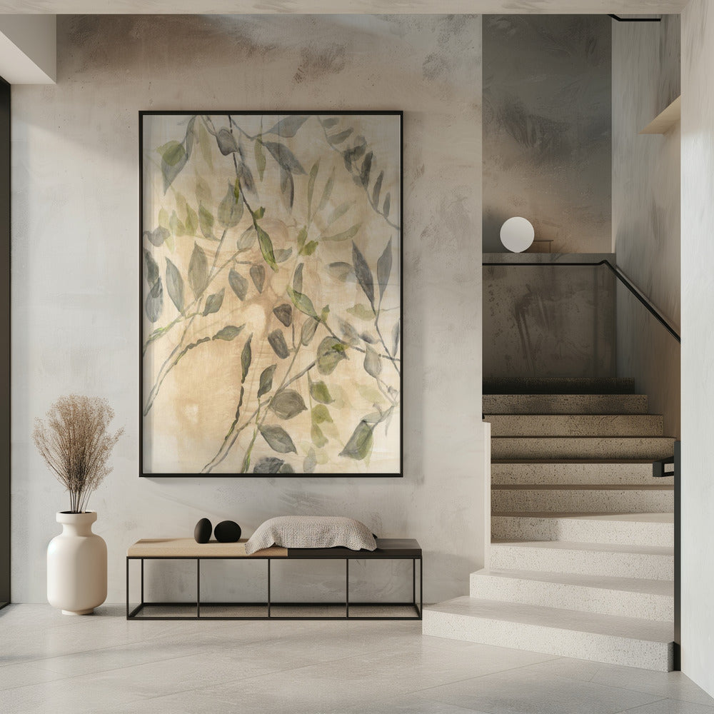 Colour Washed Leaves No2 | Poster