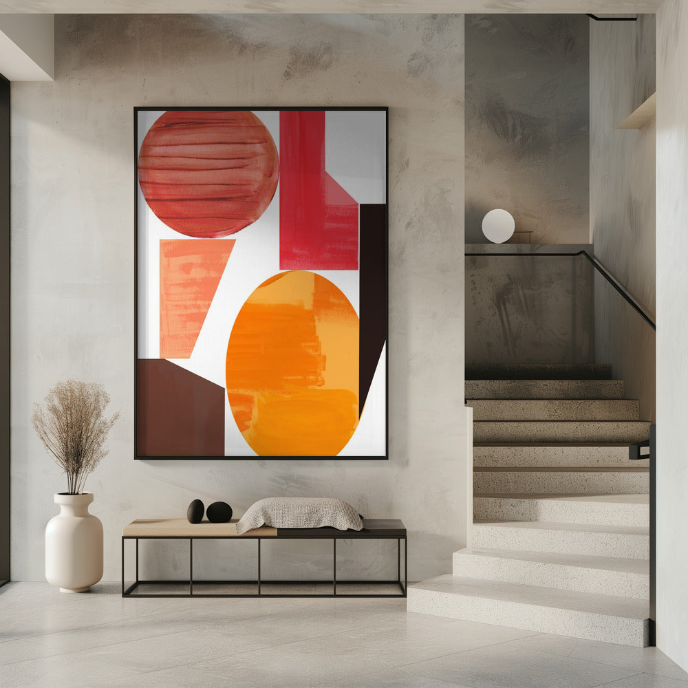 Geometric Warmth No1 | Poster