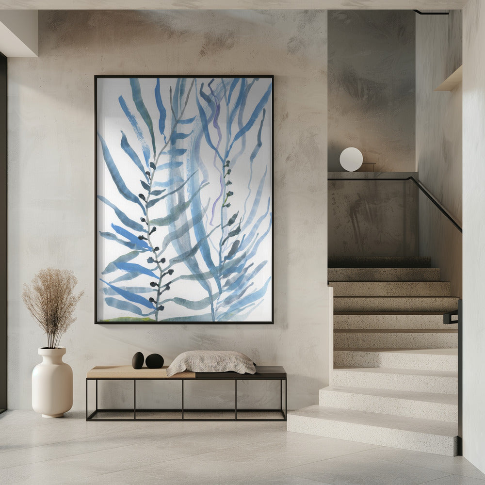 Blue Seaweed No1 | Poster