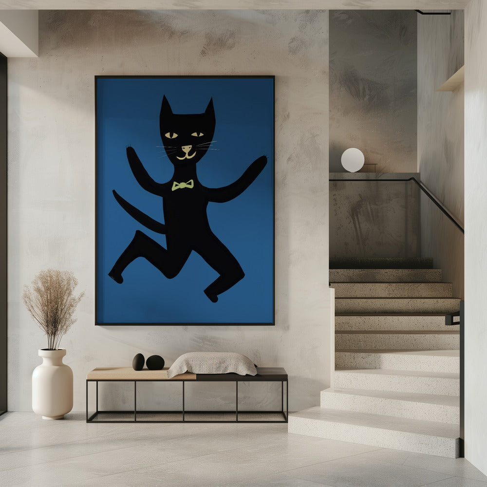 Zwarte kat | Poster