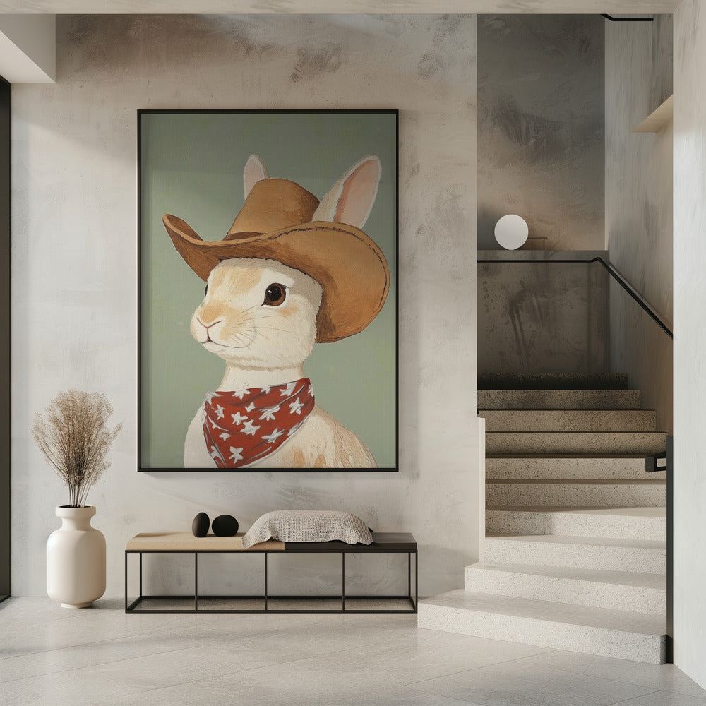 Cowboy Konijn | Poster