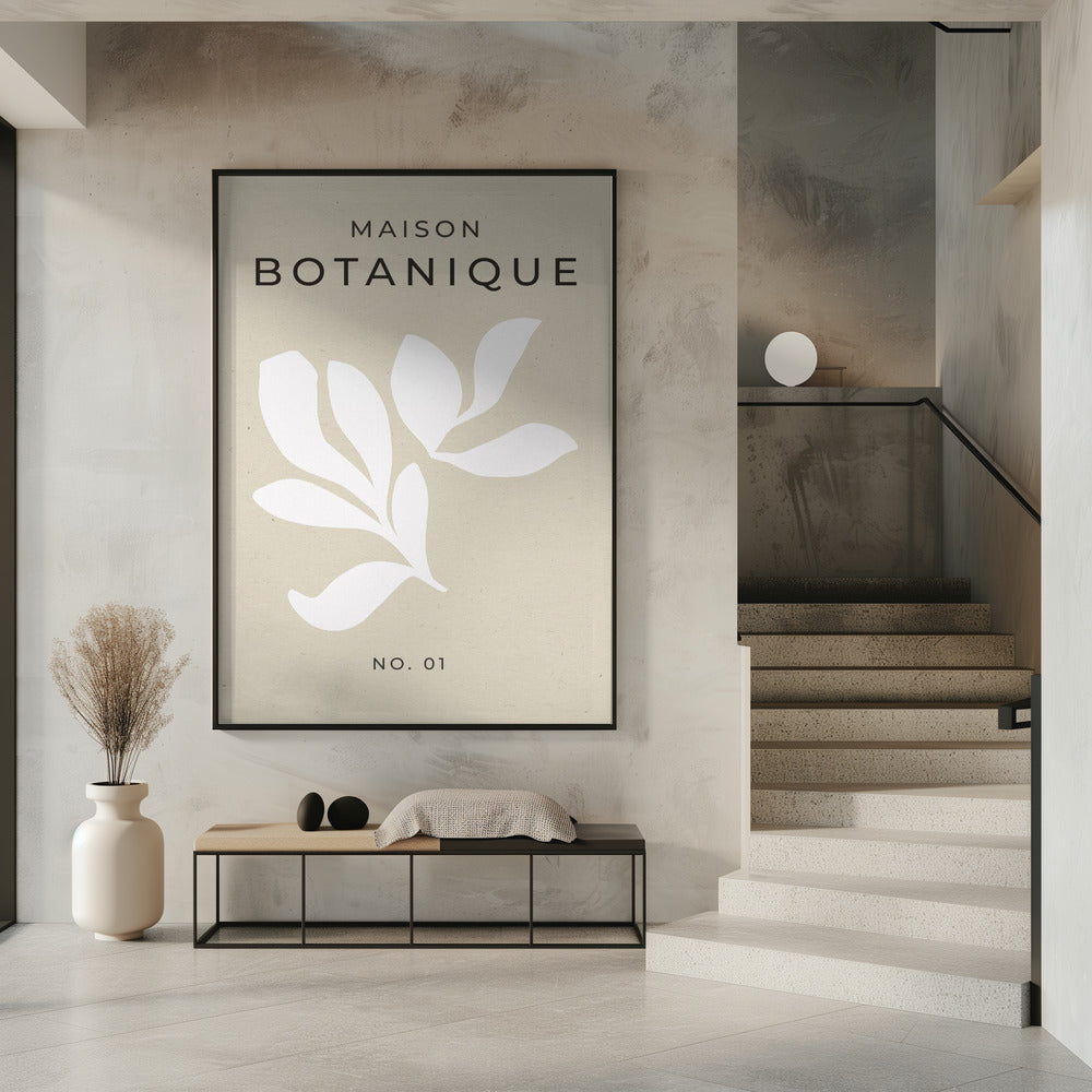 Elegante bladeren | Poster