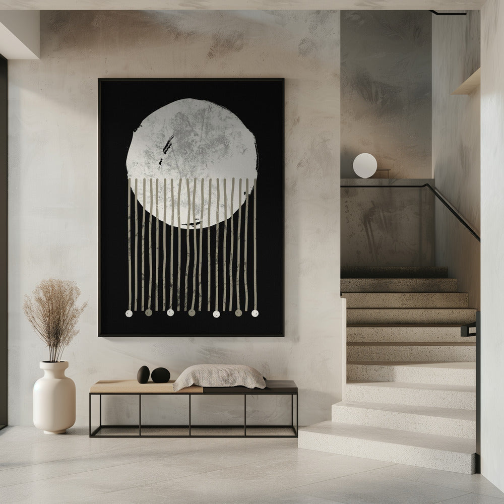 De abstractie van de avondval | Poster