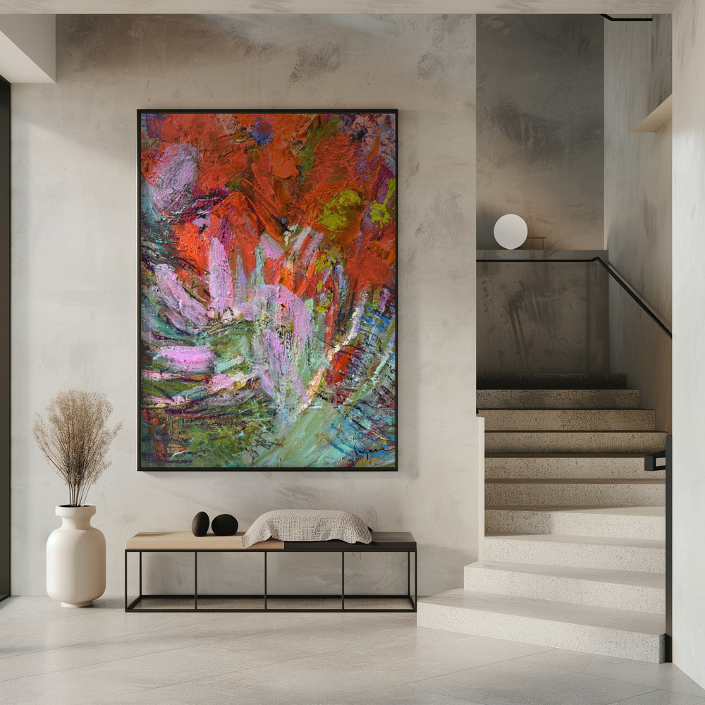 Levendige Bloomscape | Poster
