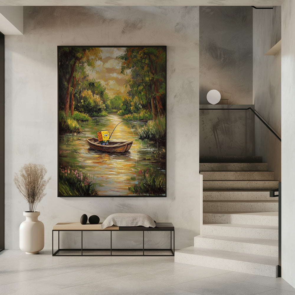 Bob bij de rivier | Poster