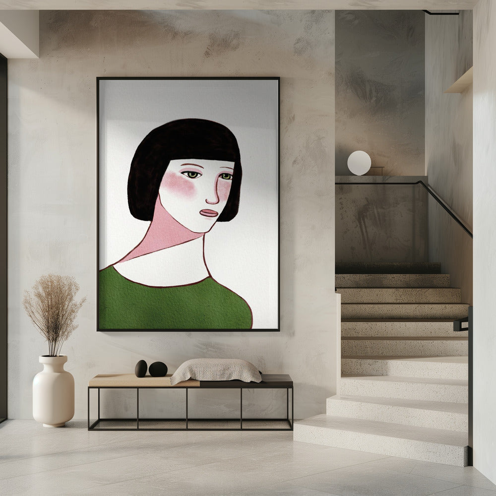 Jonge dame | Poster