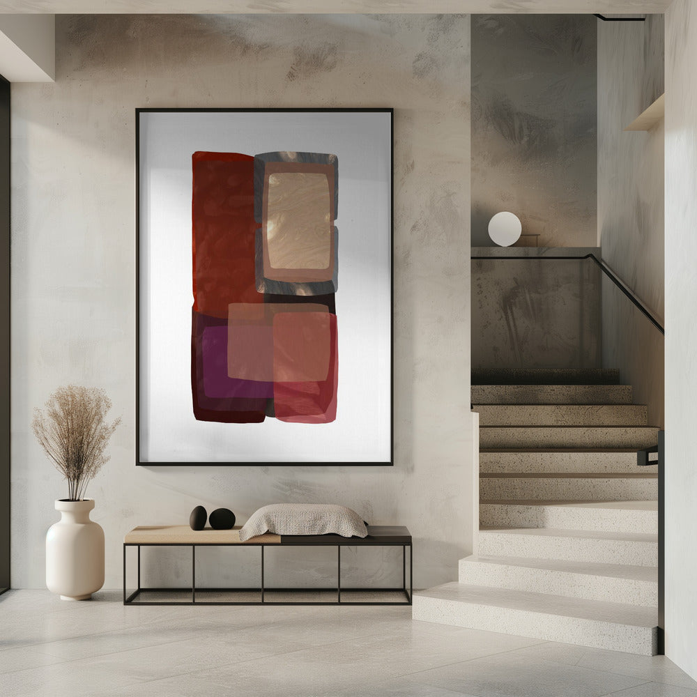 Deep Shades Shapes 1 | Poster